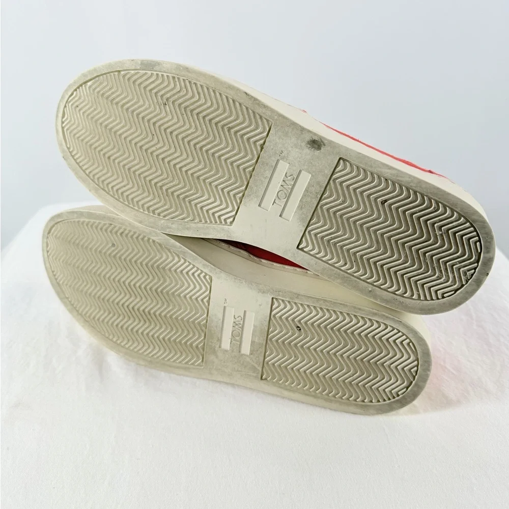 Tom’s x‎ Bonobos Casual Suede Slip On Shoe in Orange Size 10.5
